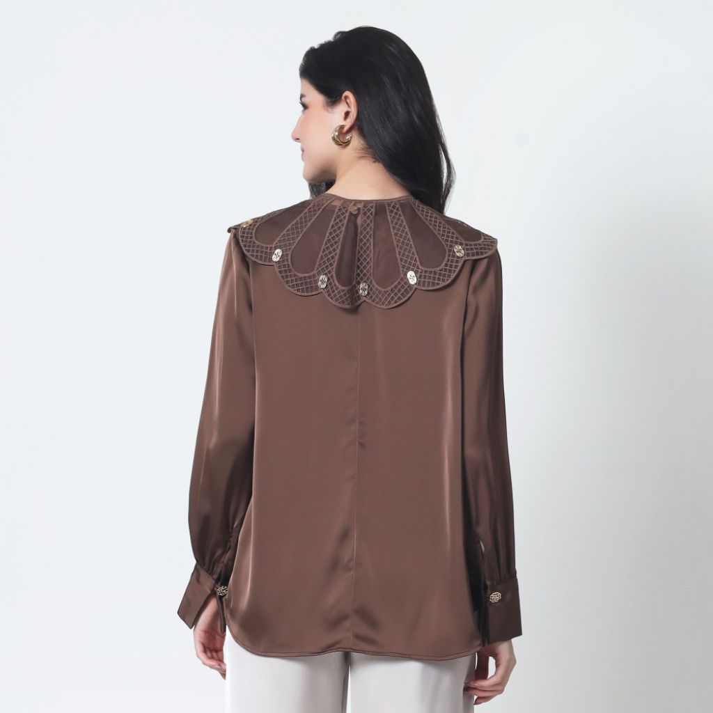 AYLA Blouse Detachable Collar - Image 2